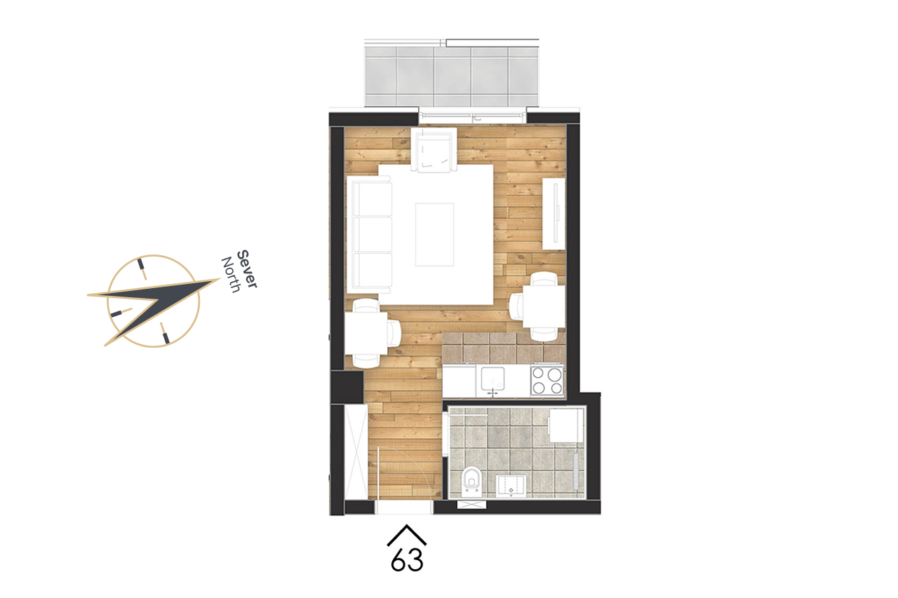 Garden park Zrenjanin objekat 1 sprat 7 stan 63