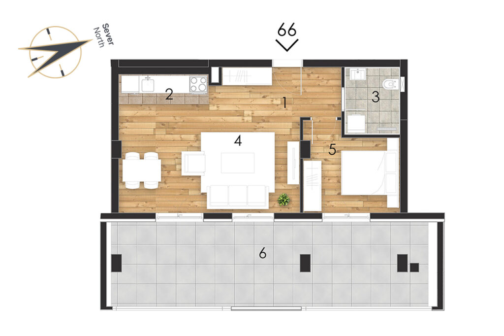 Garden park Zrenjanin objekat 1 sprat 7 stan 66