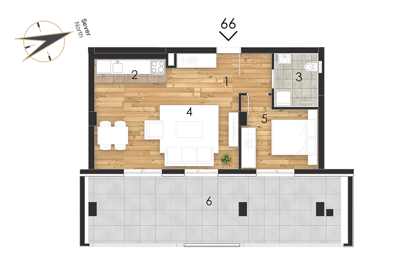 Garden park Zrenjanin objekat 1 sprat 7 stan 66